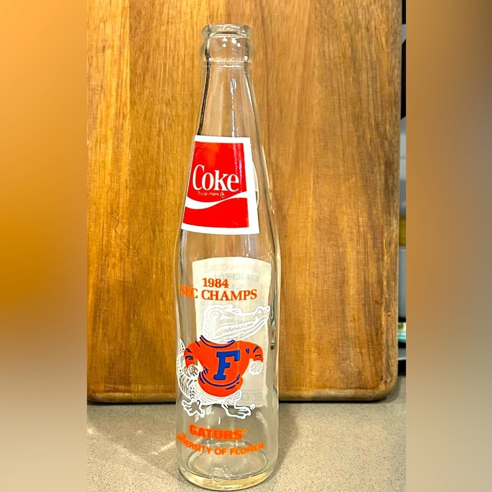 1984 Florida Gator Sec Champs Coke bottle